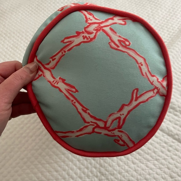 Lilly Pulitzer with Pottery Barn Coral Lumbar Pillow - Picture 3 of 3